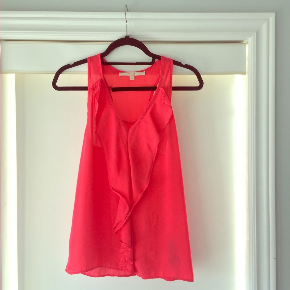 Coral GUESS Tank
